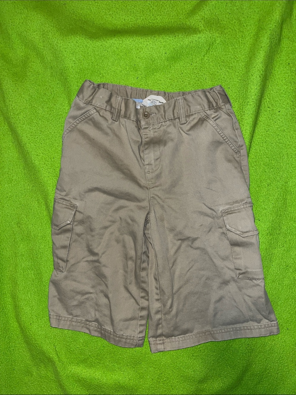 Lands' End Boys Cargo Shorts - Beige